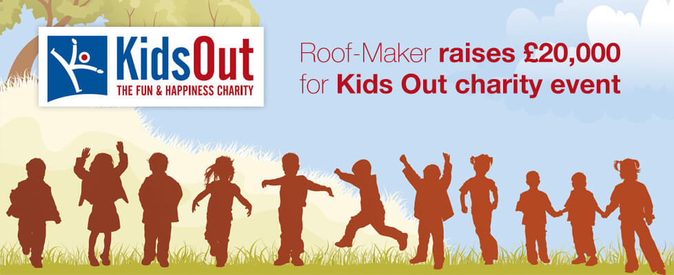 Roof-Maker blows the roof off by raising over £20,000 for Kids Out charity event