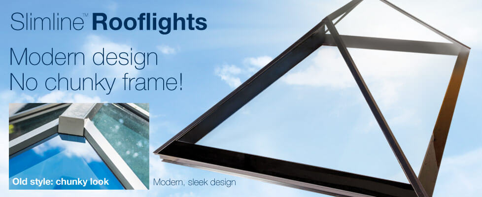 Boxy or Slimline® contemporary roof lantern design?